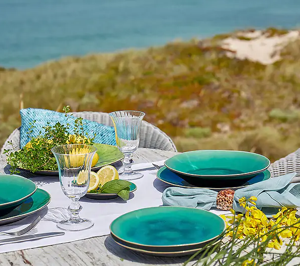 Тарілка обідня Costa Nova Riviera 27 см Bronze (560673993459) - фото 2 Тарілка обідня Costa Nova Riviera 27 см Bronze (560673993459) - фото 2