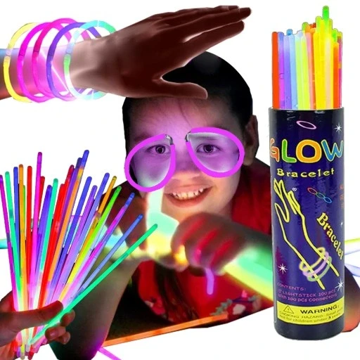 Браслети флуоресцентні Fluoric Chemical Light Glow Sticks 100 шт. - фото 7