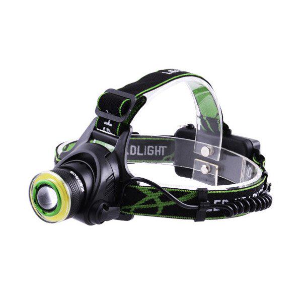 Фонарь налобный Bailong BL - 6677 T6 +COB с зумом (f0d37a41)