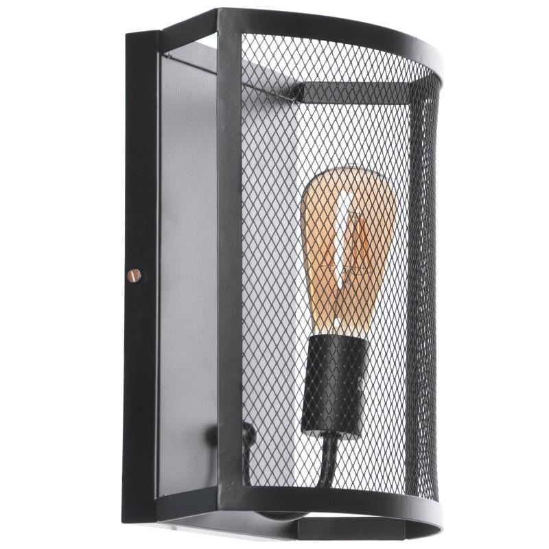 Бра настенное накладное лофт Brille BL-400W/1 E27 BK 26-438