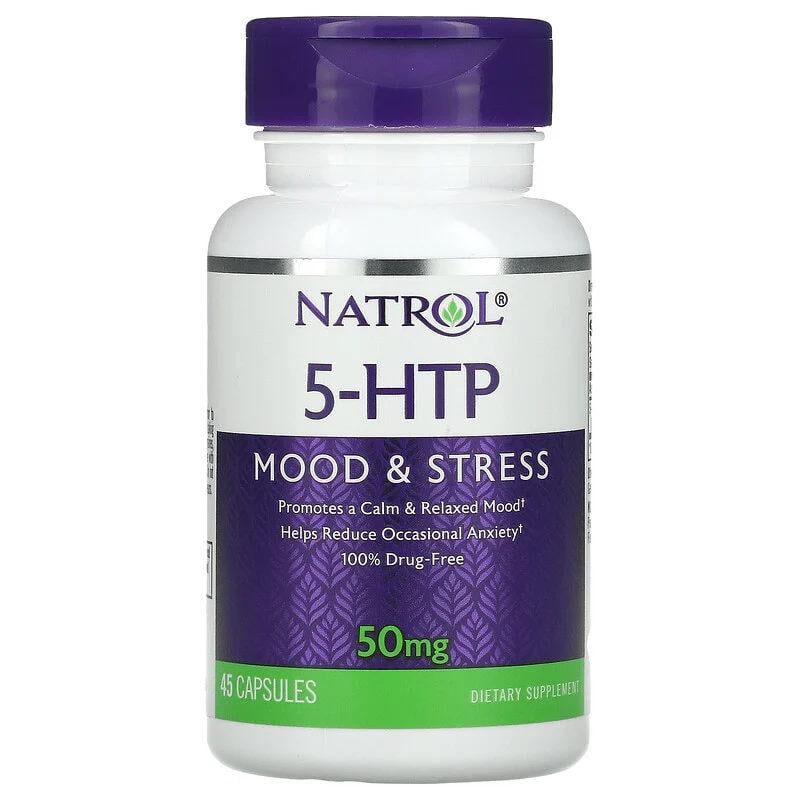 Амінокислота Natrol 5-HTP 50 мг 45 капс. (7996)