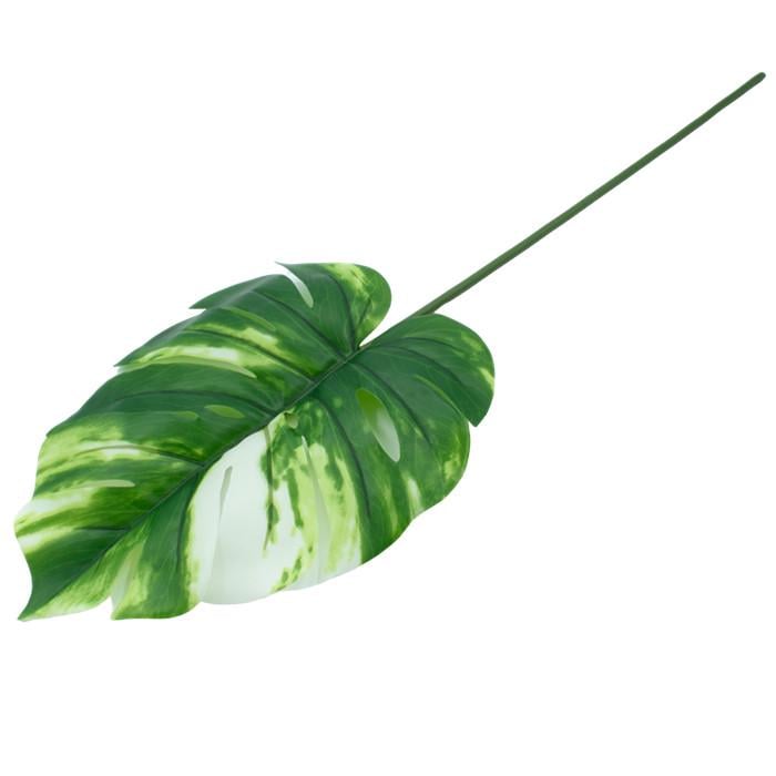 Штучне листя Engard Monstera Alba 71 см (TW-53) - фото 3