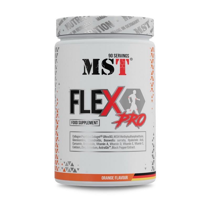 Хондропротектор MST FleX Pro глюкозамин хондроитин и MSM 1,35 кг Зеленое яблоко