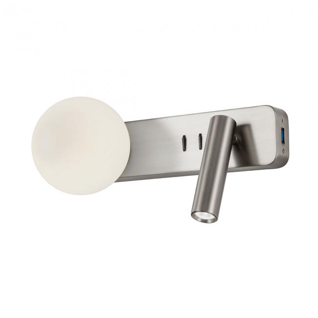 Бра Redo Oasis Ap LED 1X3 W G9 Usb 3000K Sn 5.1.2 (01-2993)