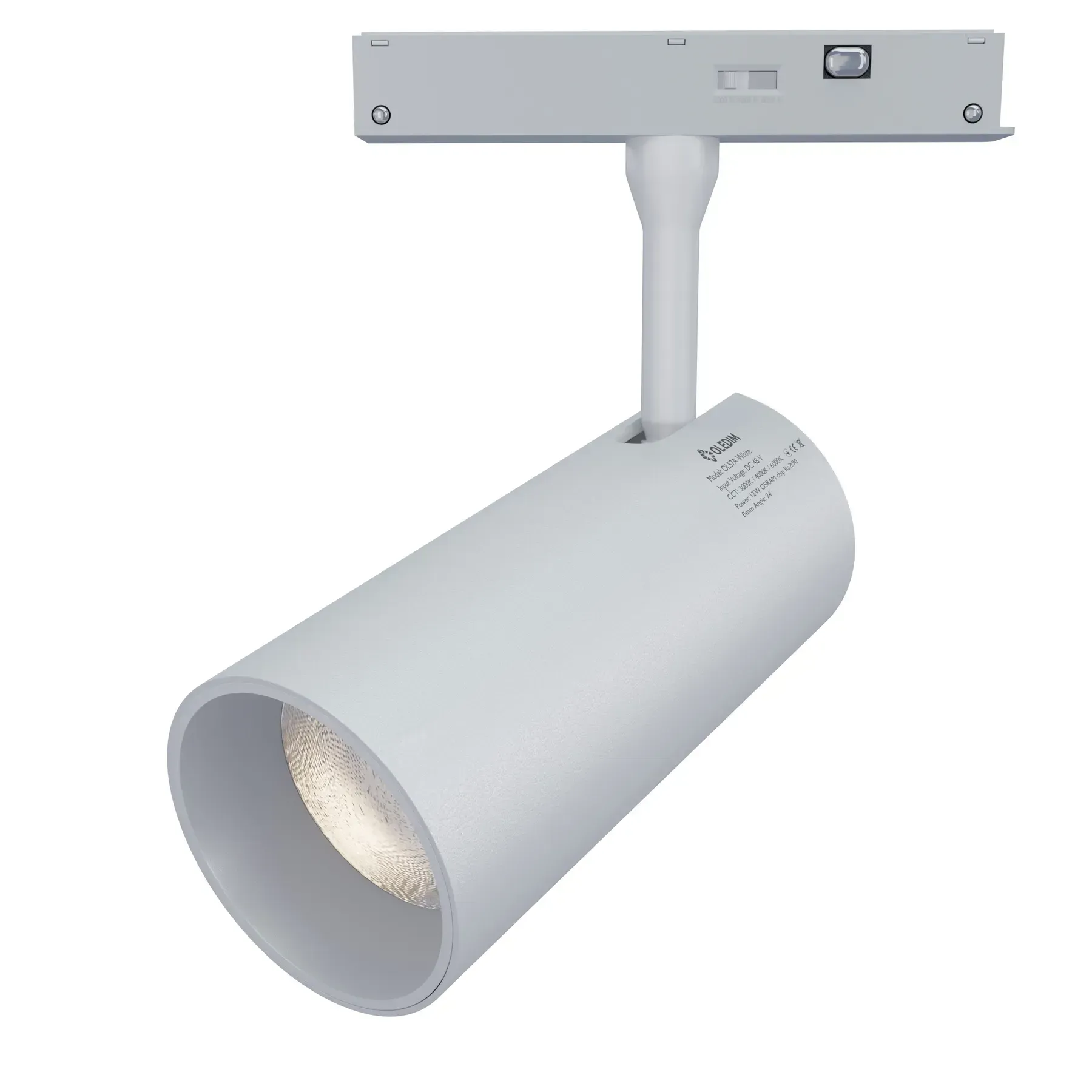 Світильник трековий магнітний OL57A 12W 3CCT 3000/4000/6000K Білий (33028599)