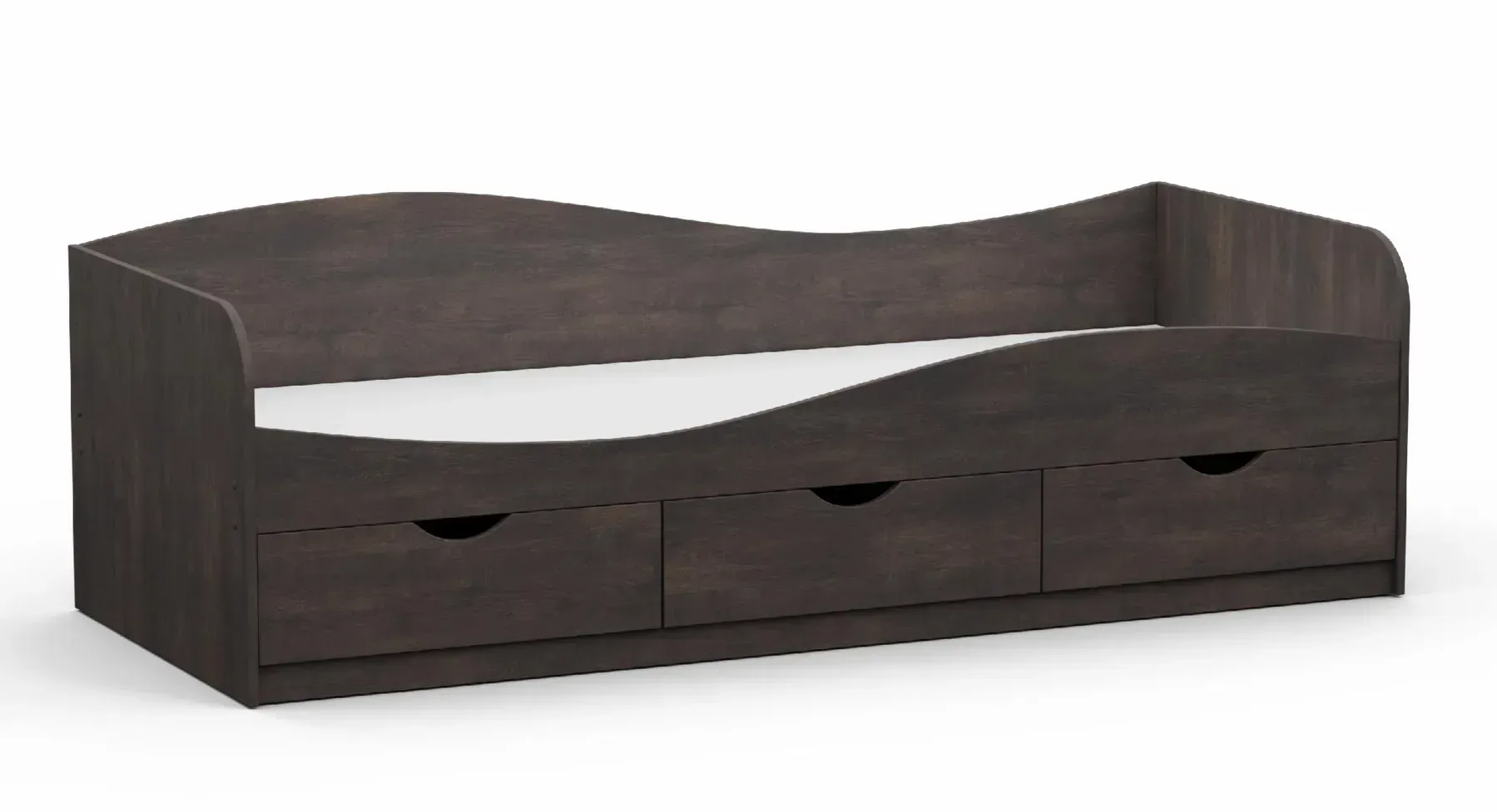 Кровать односпальная Kontinent L-9 с ящиками 80х200 см Дуб Конкордия (86223806) - фото 1 Кровать односпальная Kontinent L-9 с ящиками 80х200 см Дуб Конкордия (86223806) - фото 1