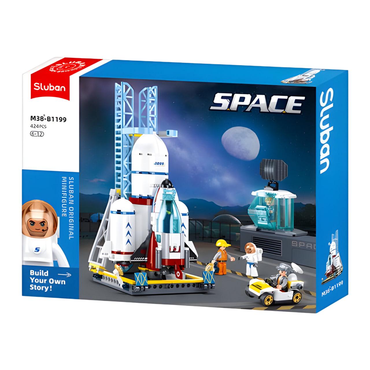 Конструктор Sluban Космическая станция 424 детали (M38-B1199) - фото 3 Конструктор Sluban Космическая станция 424 детали (M38-B1199) - фото 3