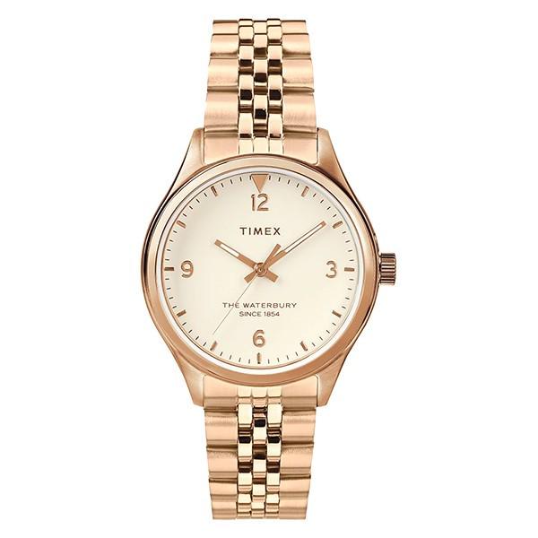 Наручний годинник жіночий Timex Waterbury кварцевий Gold (Tx2t36500) Наручний годинник жіночий Timex Waterbury кварцевий Gold (Tx2t36500)