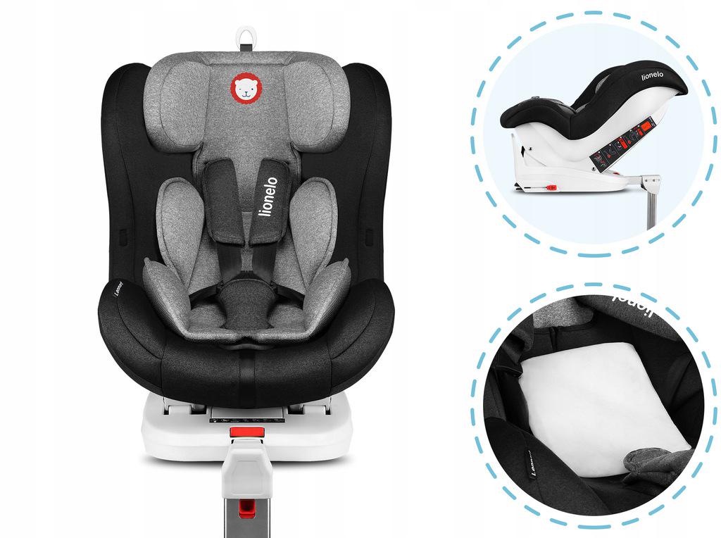 Автокресло Lionelo Lennart Carbon Isofix 0-18 kg - фото 5