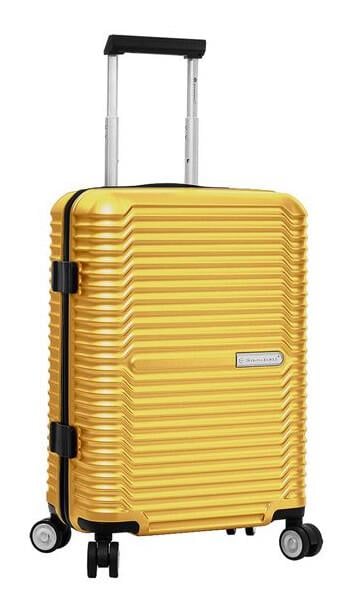 Чемодан Snowball 20603 поликарбонат L 76х53х30 см 105 л Желтый