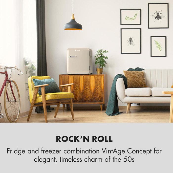 Холодильник мини ретро KLARSTEIN Audrey 2 уровня 48 л (10034321) - фото 3 Холодильник мини ретро KLARSTEIN Audrey 2 уровня 48 л (10034321) - фото 3