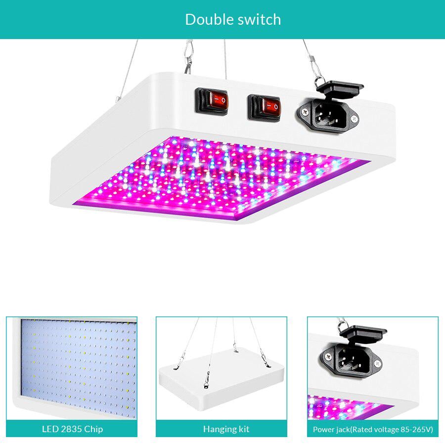 Фитолампа для растений полного спектра 2000W 35Вт - фото 6 Фитолампа для растений полного спектра 2000W 35Вт - фото 6