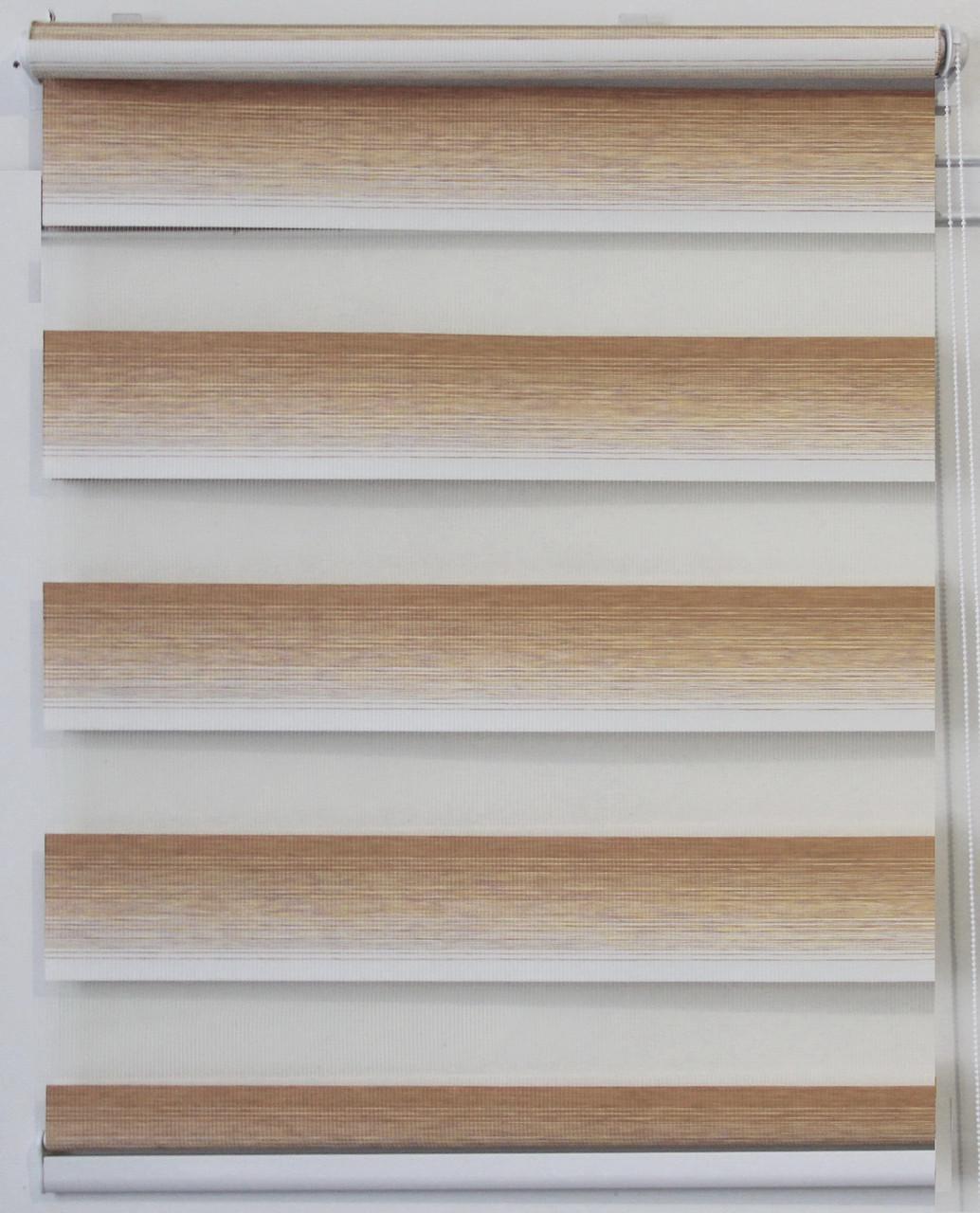 Рулонная штора день-ночь Miranda ВМ-3101 30х160 см Бежевый (ВМ-3101-51)