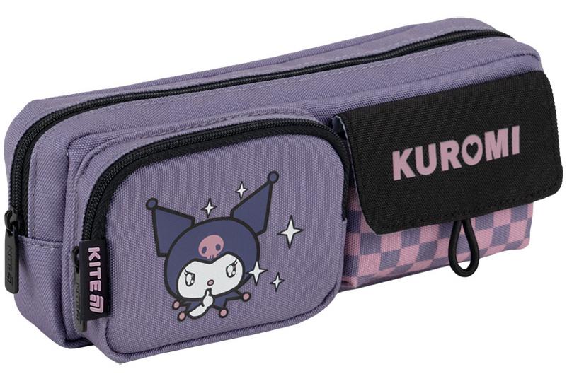 Пенал шкільний KITE HK25-2701-1 Kuromi Фіолетовий