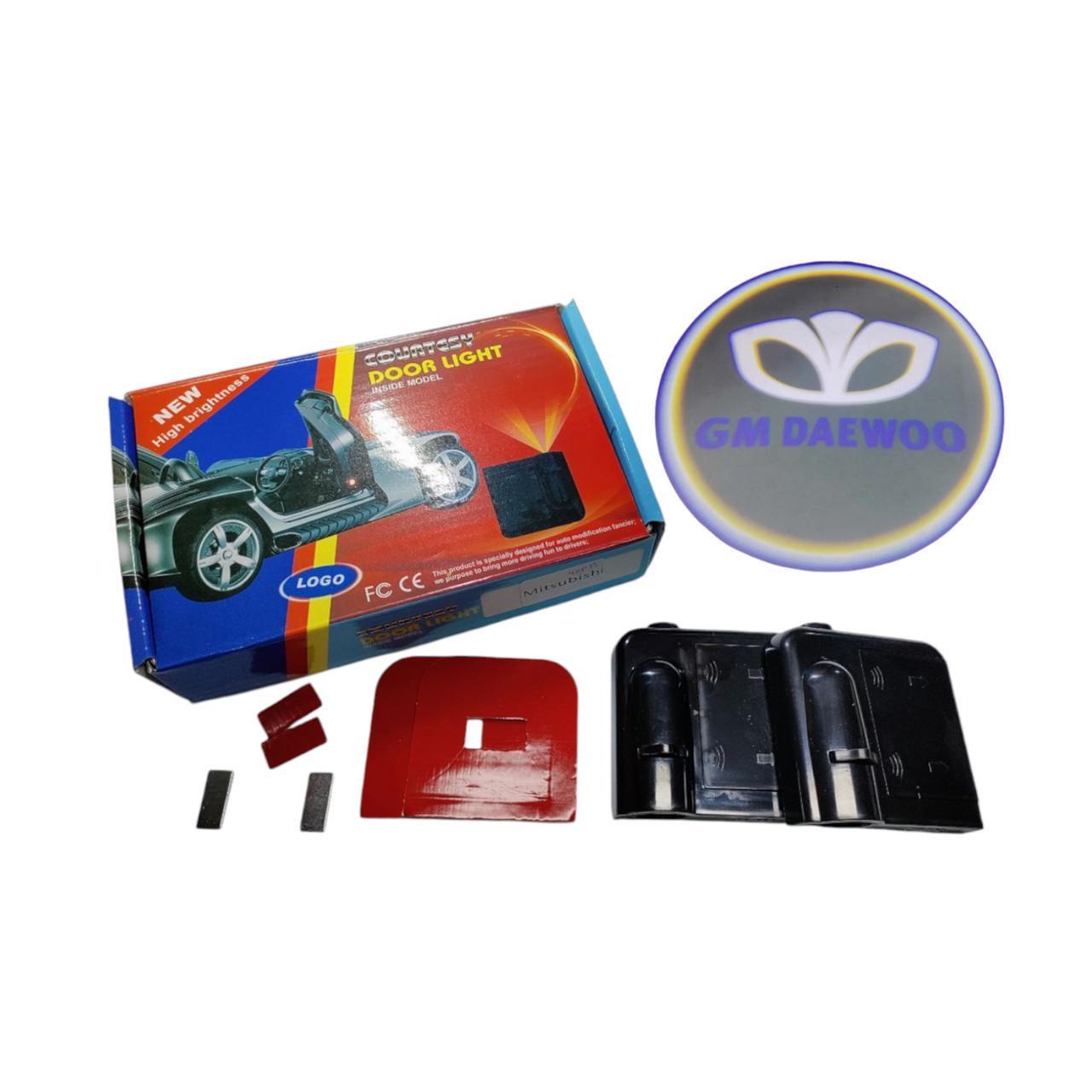 Подсветка светодиодная на двери автомобиля с логотипом DAEWOO (2411729652) - фото 5