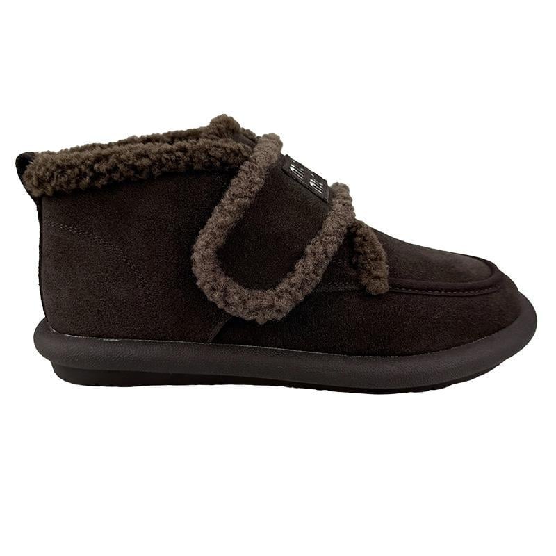 Угги женские замшевые на липучке 101-41 p. 37 23,5-24 см Шоколадный Угги женские замшевые на липучке 101-41 p. 37 23,5-24 см Шоколадный