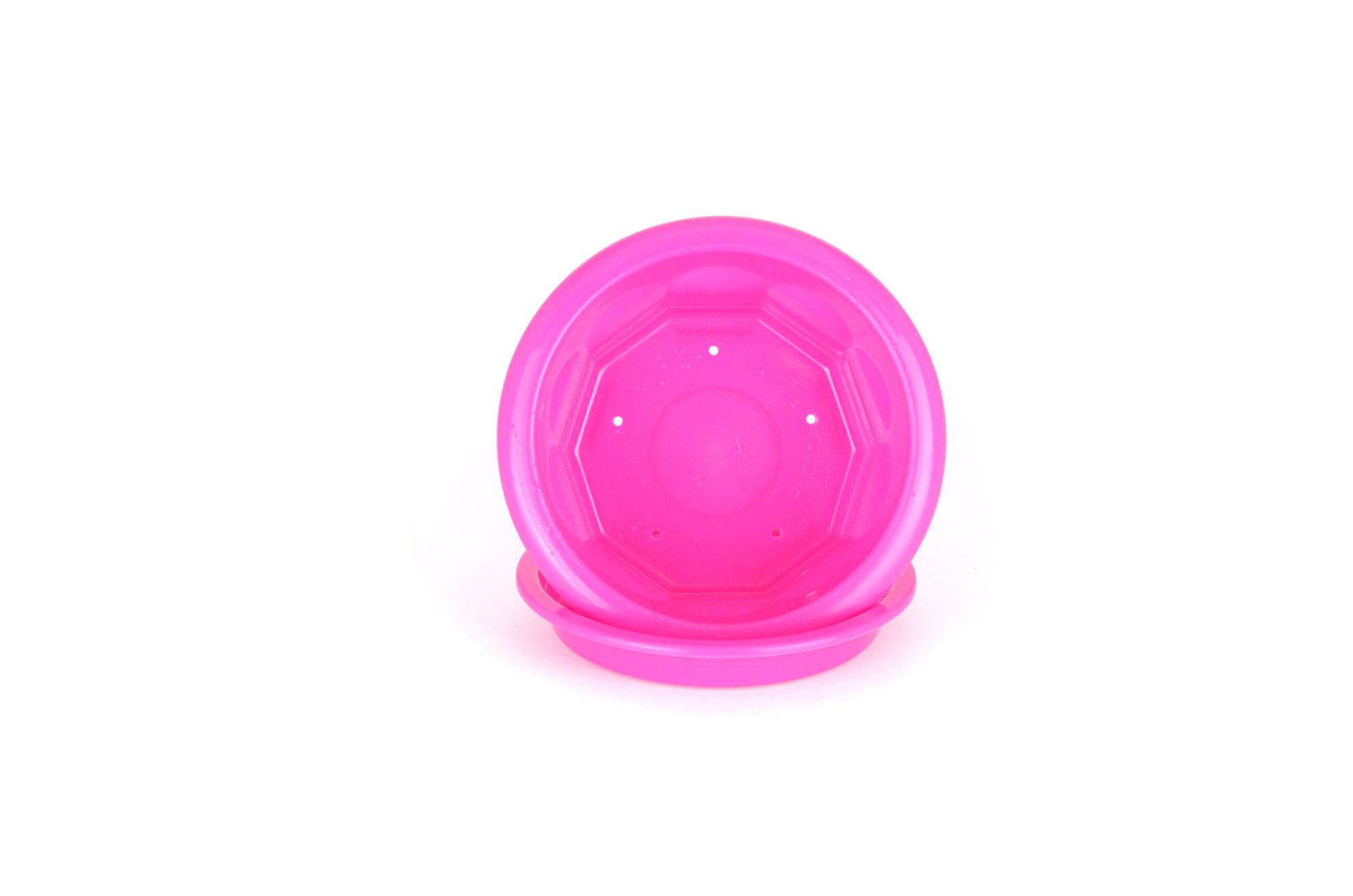 Горшок Тюльпан Ø 14x7,5 см 0,5 л Малиновый - фото 2 Горшок Тюльпан Ø 14x7,5 см 0,5 л Малиновый - фото 2