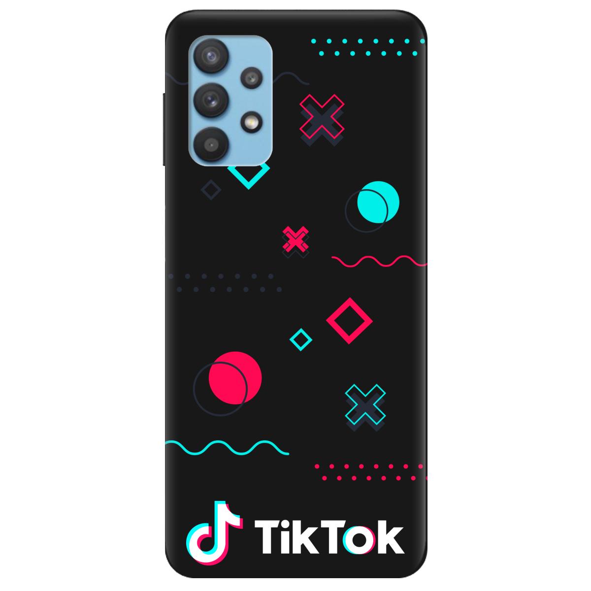 Силиконовый чехол Zorrov для Samsung Galaxy A32 - TikTok (15500050273127051) - фото 1