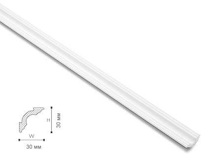 Потолочный плинтус гладкий NMC A3 2000х30х30 мм (44470) - фото 2