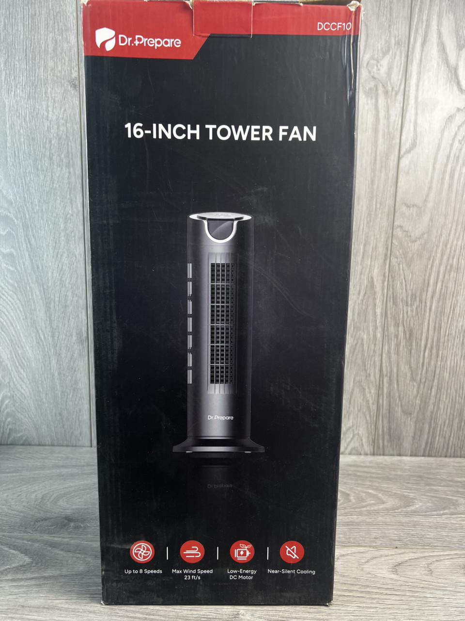 Вентилятор баштовий Dr.Prepare для спальні й офісу 8 швидкостей пульт та таймер 25 дБ - фото 9 Вентилятор баштовий Dr.Prepare для спальні й офісу 8 швидкостей пульт та таймер 25 дБ - фото 9