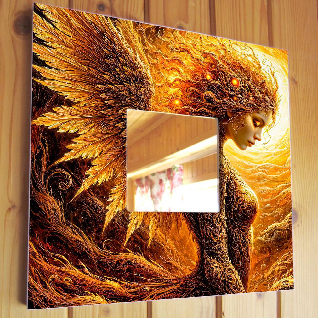 Зеркало декоративное Огненная Леди 260х260 мм (M04653)