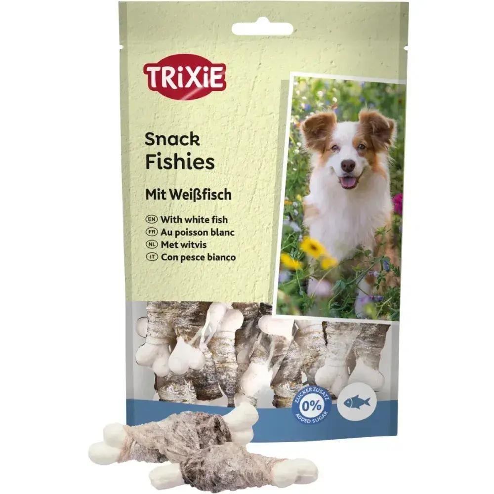 Лакомство для собак Trixie Premio Fishies косточки с рыбой рыбные вкусности в форме косточки для дрессировки и поощрения 100 г