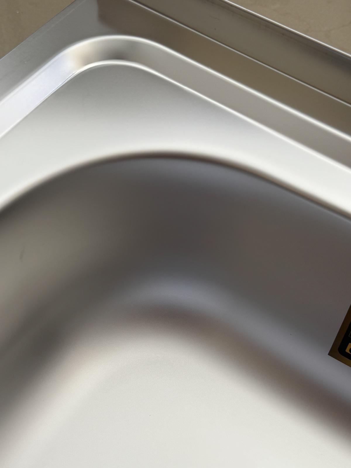 Мойка нержавейка накладная Rico левая матовая 0,6 мм 500х600х160 мм (RC5060L-06-160E) - фото 3