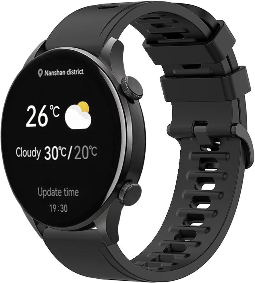 Ремінець Convex для Haylou Solar Plus RT3 LS16 Black (40722-2B)