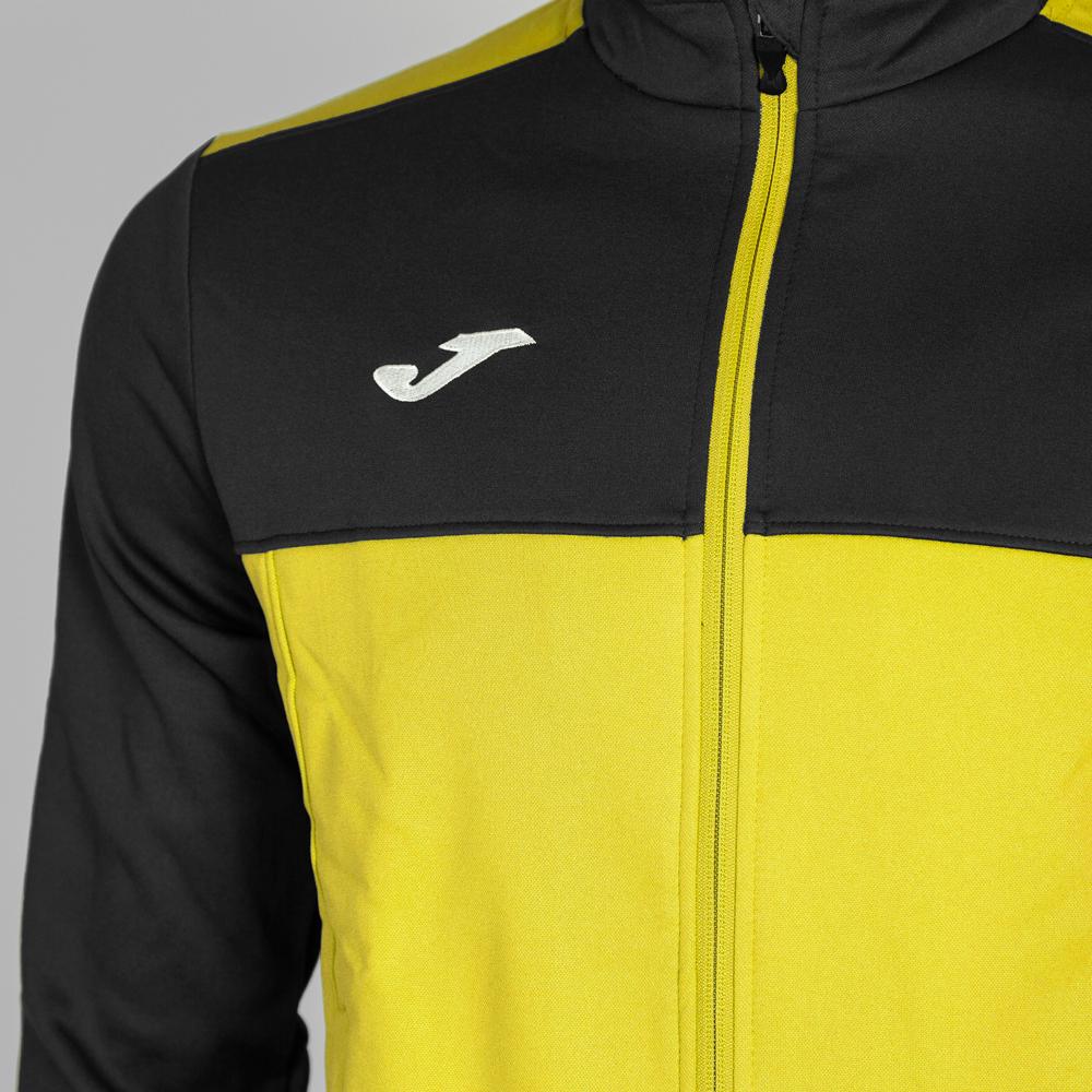 Олимпийка Joma 101008.901 Jacket Winner XS Yellow/Black (9997644145086) - фото 3