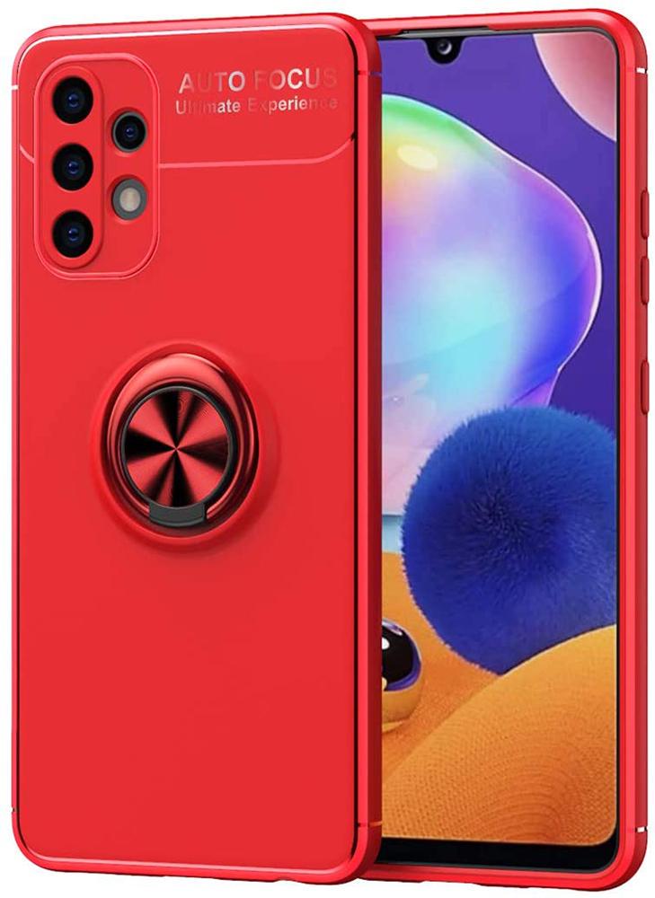 Чохол з кільцем Auto Focus для Samsung Galaxy A32 A325 Red (20987-2D)