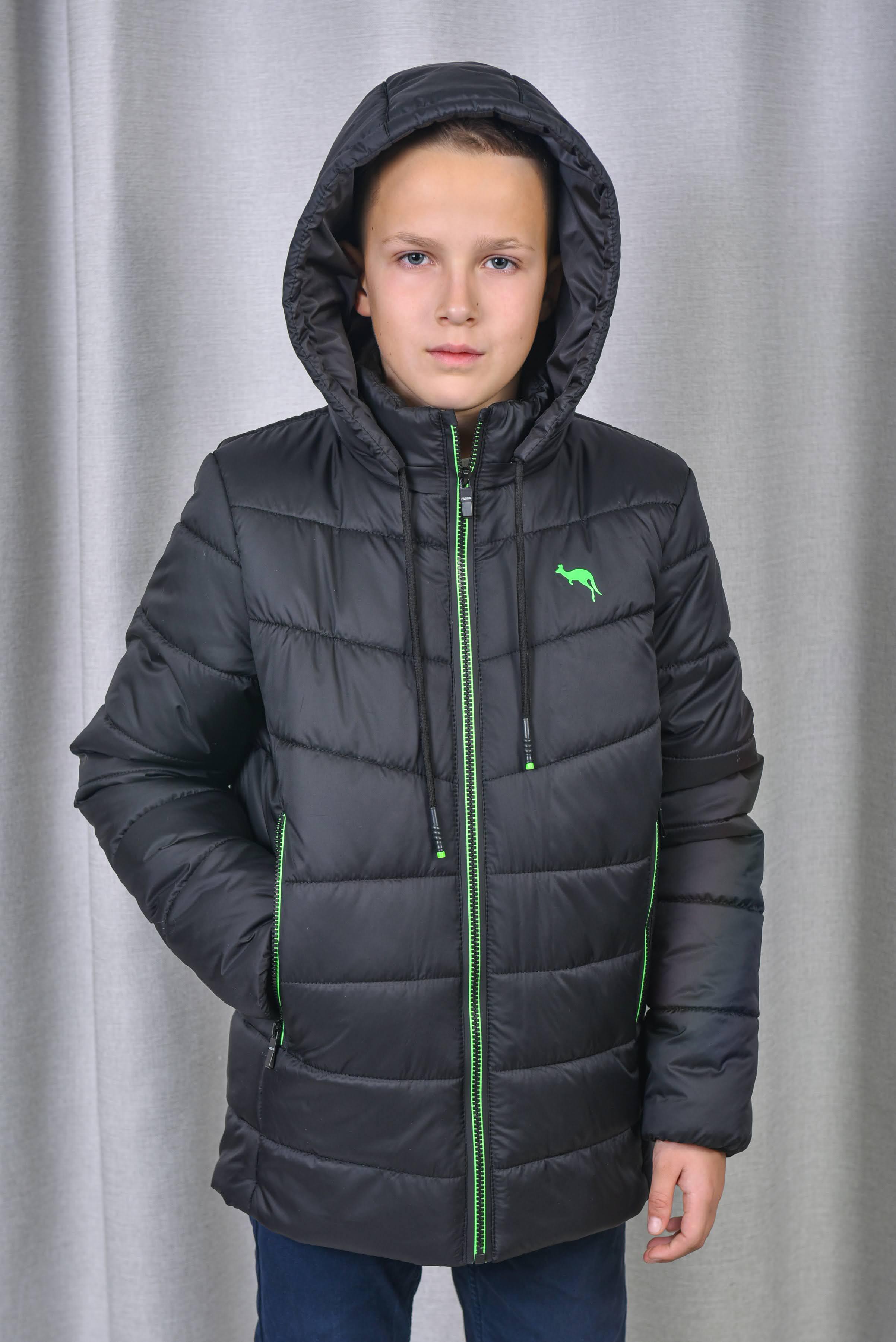 Куртка для хлопчика демісезонна Kangaroo 146-152 см Чорний (PL-93647-152ч) - фото 10 Куртка для хлопчика демісезонна Kangaroo 146-152 см Чорний (PL-93647-152ч) - фото 10