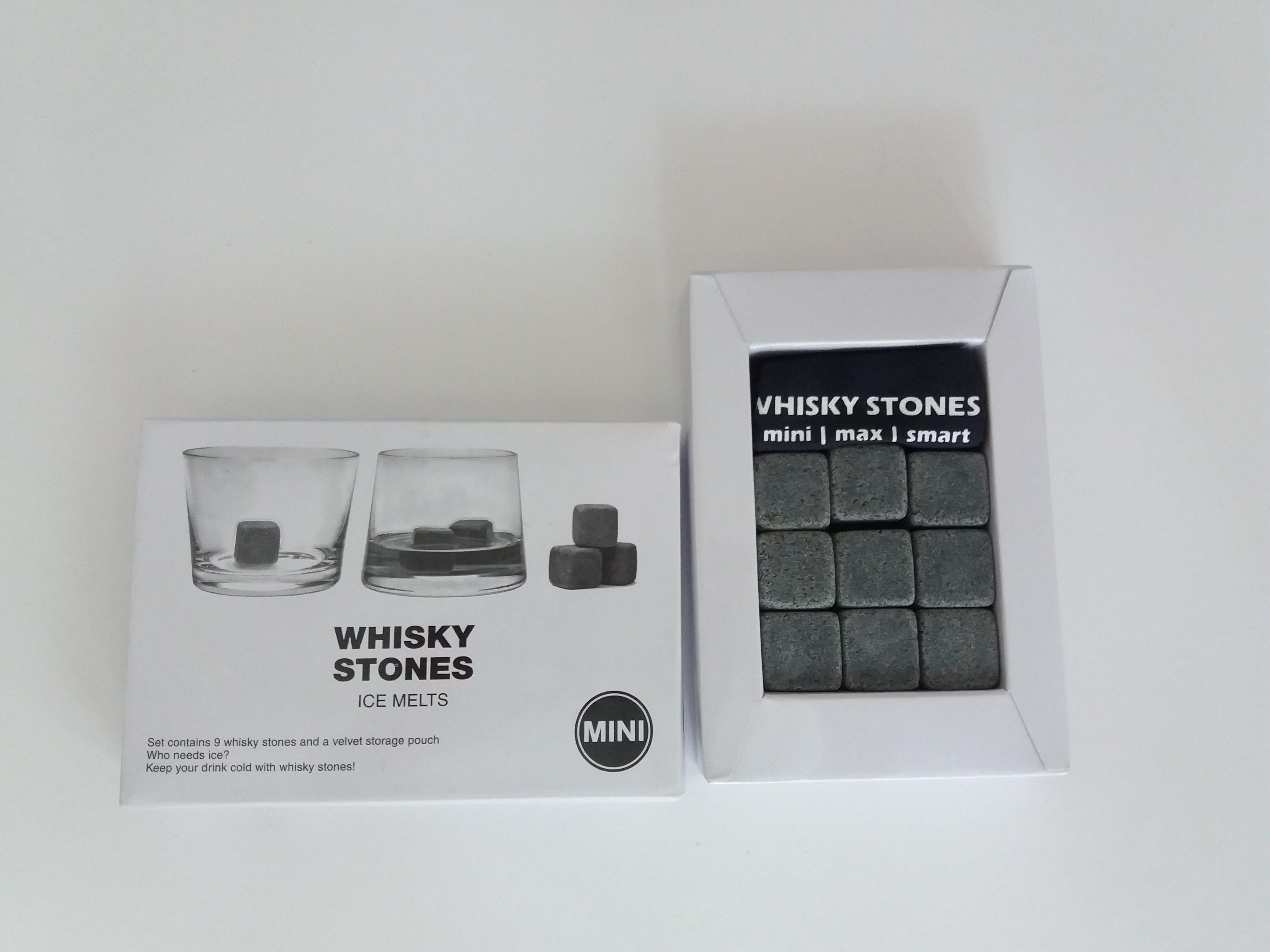 Камни для охлаждения виски Whiskey Stones 9 шт. и мешочек - фото 6