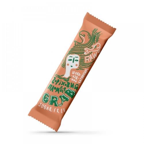 Батончик в шоколаде Живая кухня Ореховый Промбир 40 г