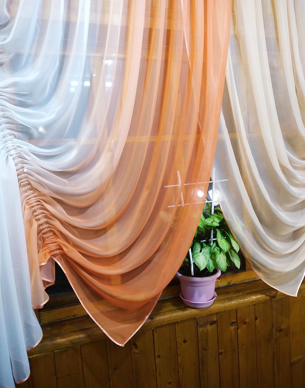 Занавеска короткая готовая Кетрин Персиковый (1566089397) - фото 3 Занавеска короткая готовая Кетрин Персиковый (1566089397) - фото 3