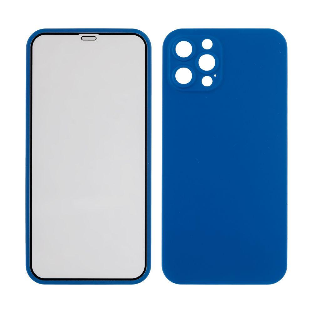 Чехол Double Sided для iPhone 12 Pro Синий - фото 1