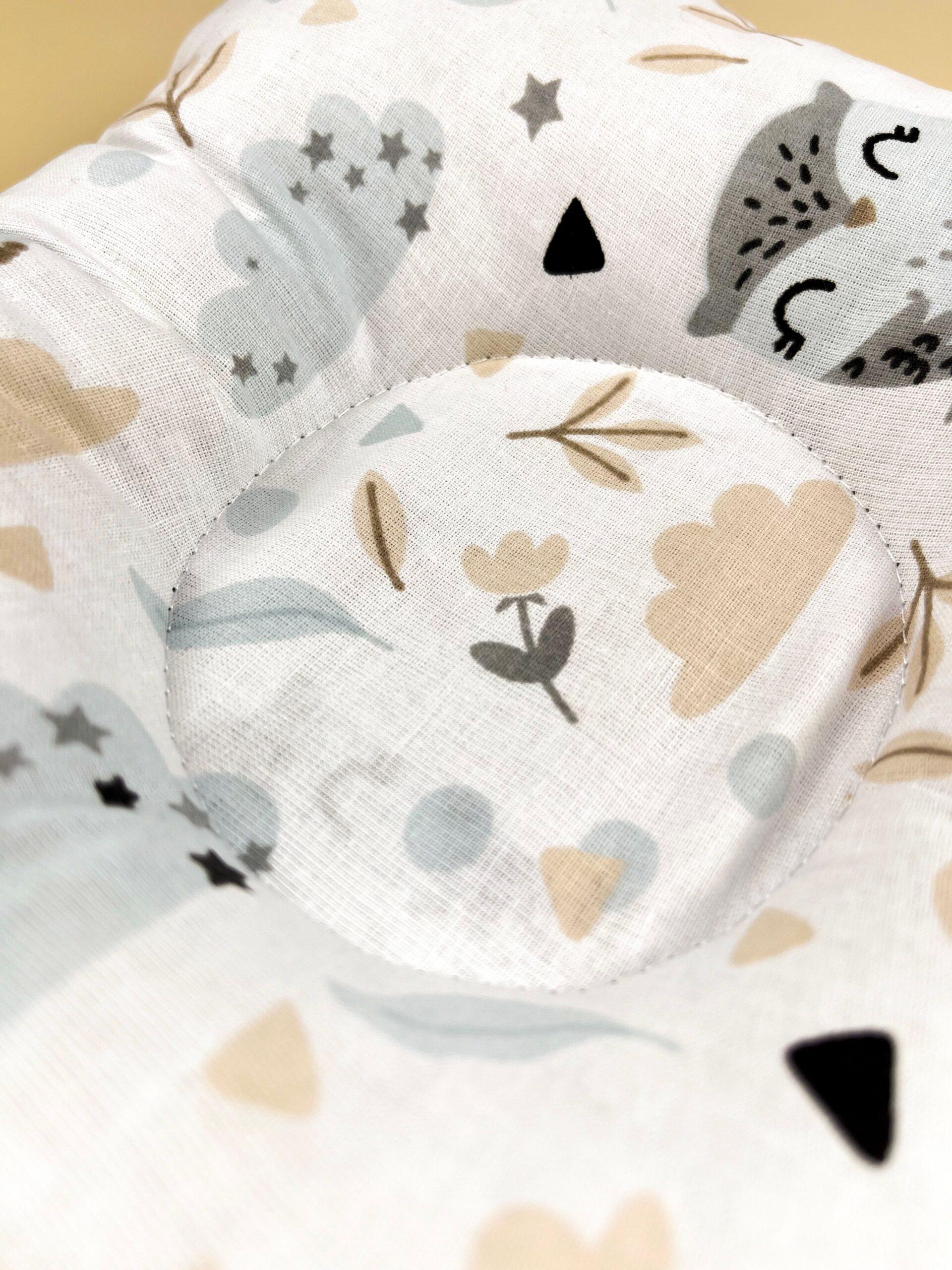 Подушка ортопедическая для новорожденных №17 Совы и зайчики (142754) - фото 2 Подушка ортопедическая для новорожденных №17 Совы и зайчики (142754) - фото 2