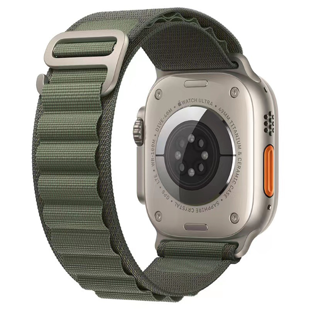 Ремешок DK для Apple Watch 42 мм Series 1/2/3 Polyester Alpine Loop Green (015586) - фото 7