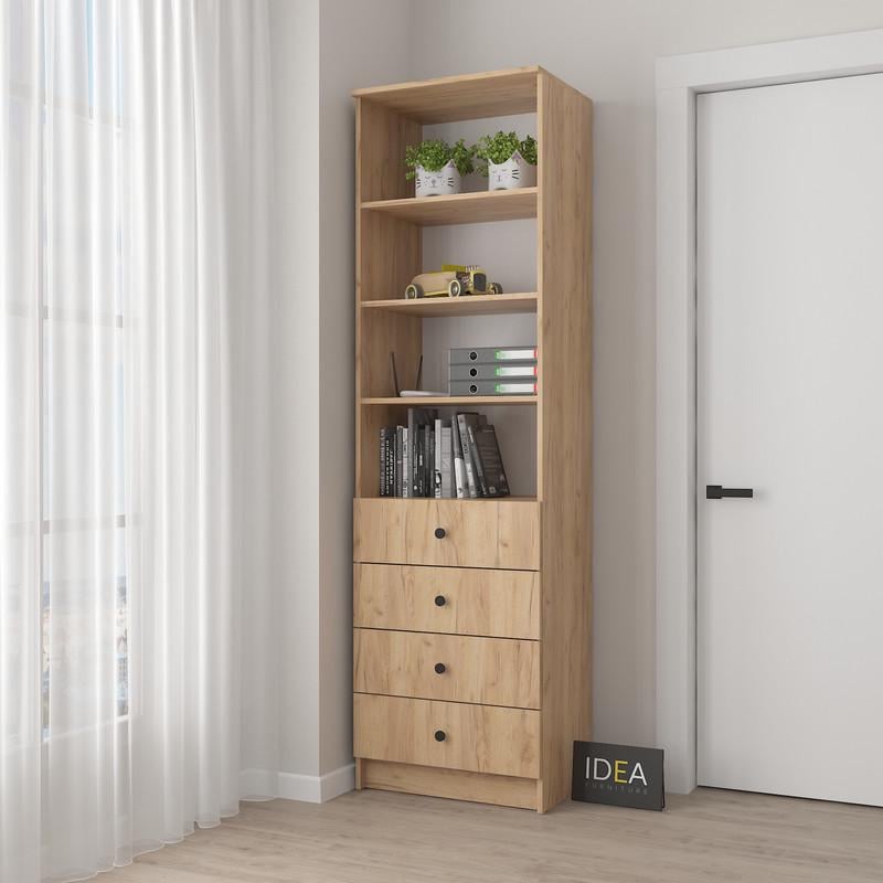 Пенал для книг Idea Д-101 60 см Дуб Крафт (36147863)