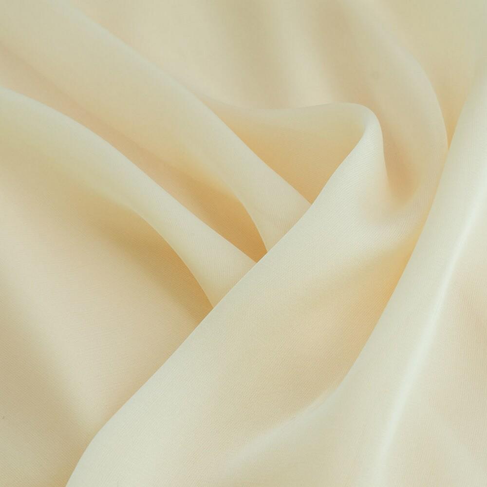 Ткань шифон-шелк Armani Ваниль (14333)