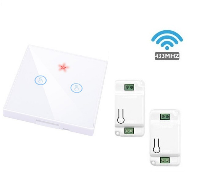 Вимикач з реле Smartul WHC01-B-TH 2 бездротовий канал White (145624) - фото 5 Вимикач з реле Smartul WHC01-B-TH 2 бездротовий канал White (145624) - фото 5