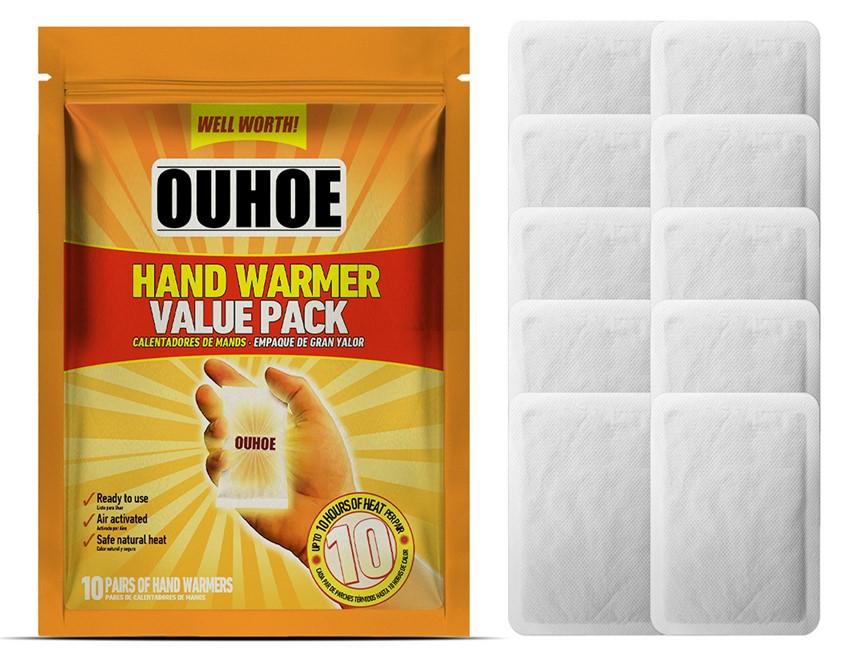ᐉ Термохимическая грелка OUHOE Hand Warmer 10 шт.
