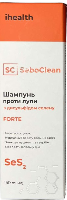 Шампунь для волосся SeboClean Forte проти лупи з дисульфідом селену 150 мл