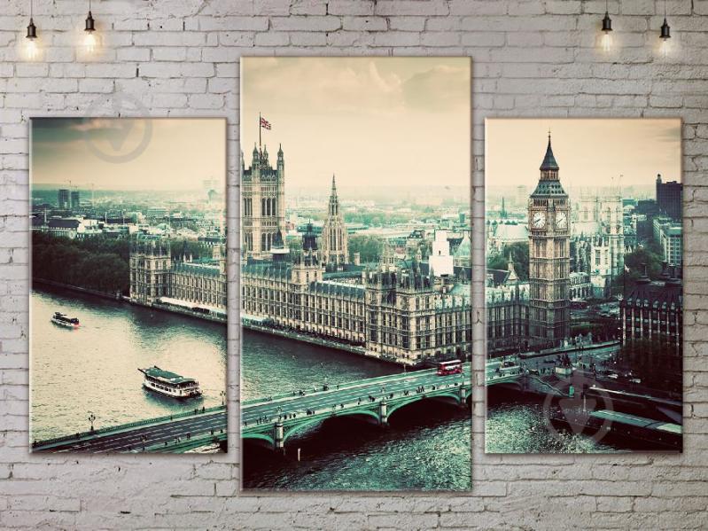 Модульная картина Вестминстерский дворец ADG0070 размер 120 х 180 см