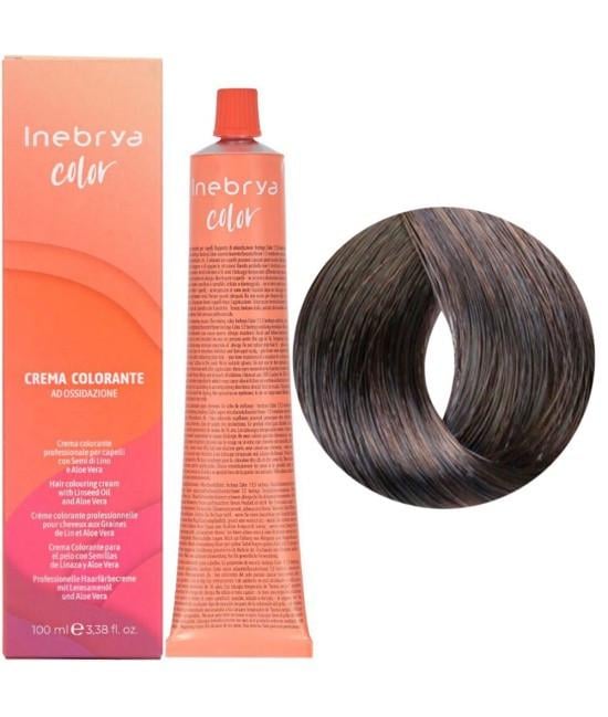 Крем-краска для волос INEBRYA Color с содержанием аммиака 100 мл 6 Темно-русый чистый Крем-краска для волос INEBRYA Color с содержанием аммиака 100 мл 6 Темно-русый чистый