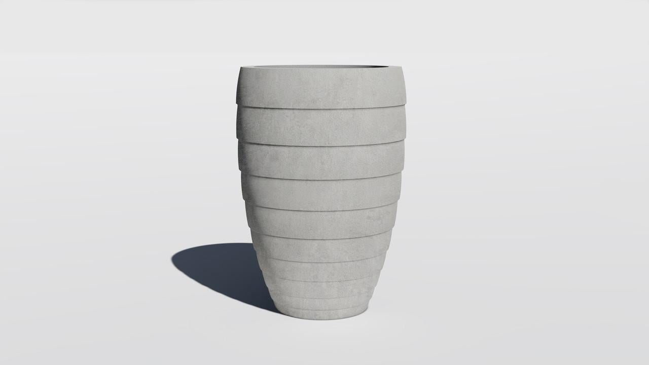 Вазон бетонний вуличний Арко 680x470 мм 69 кг 64 л