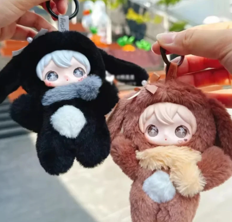 М'яка іграшка брелок-підвіска лялька Кролик 12 см Чорний (2786412328) - фото 2 М'яка іграшка брелок-підвіска лялька Кролик 12 см Чорний (2786412328) - фото 2