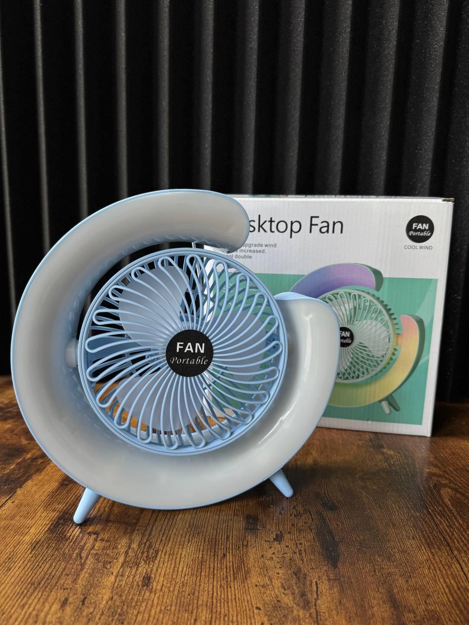 Вентилятор настільний з підсвічуванням RGB від USB (XL-1292) - фото 6 Вентилятор настільний з підсвічуванням RGB від USB (XL-1292) - фото 6