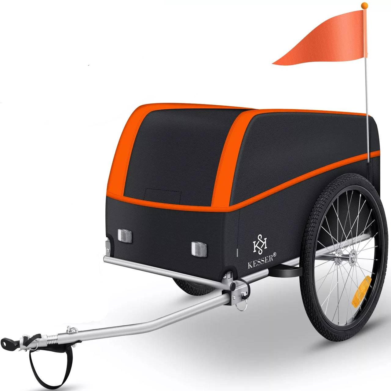 Прицеп велосипедный KESSER 120 л 77x62x60 см (4255598328111)