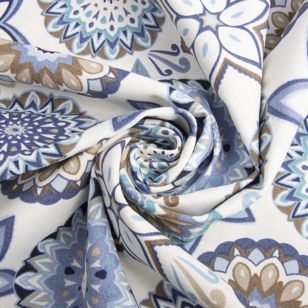 Тканина декоративна Коло з водовідштовхувальним просоченням V-02 Синій (22702)