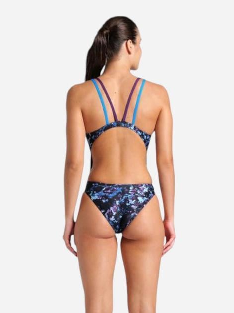 Купальник закрытый для женщин Arena ROCKIN SWIMSUIT SWIM TECH MULT р. 36 Фиолетовый (008159-889 36) - фото 2
